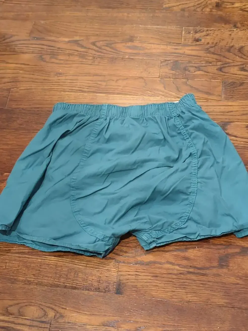 Eric Emanuel Boxer Shorts Size Medium Teal Cotton